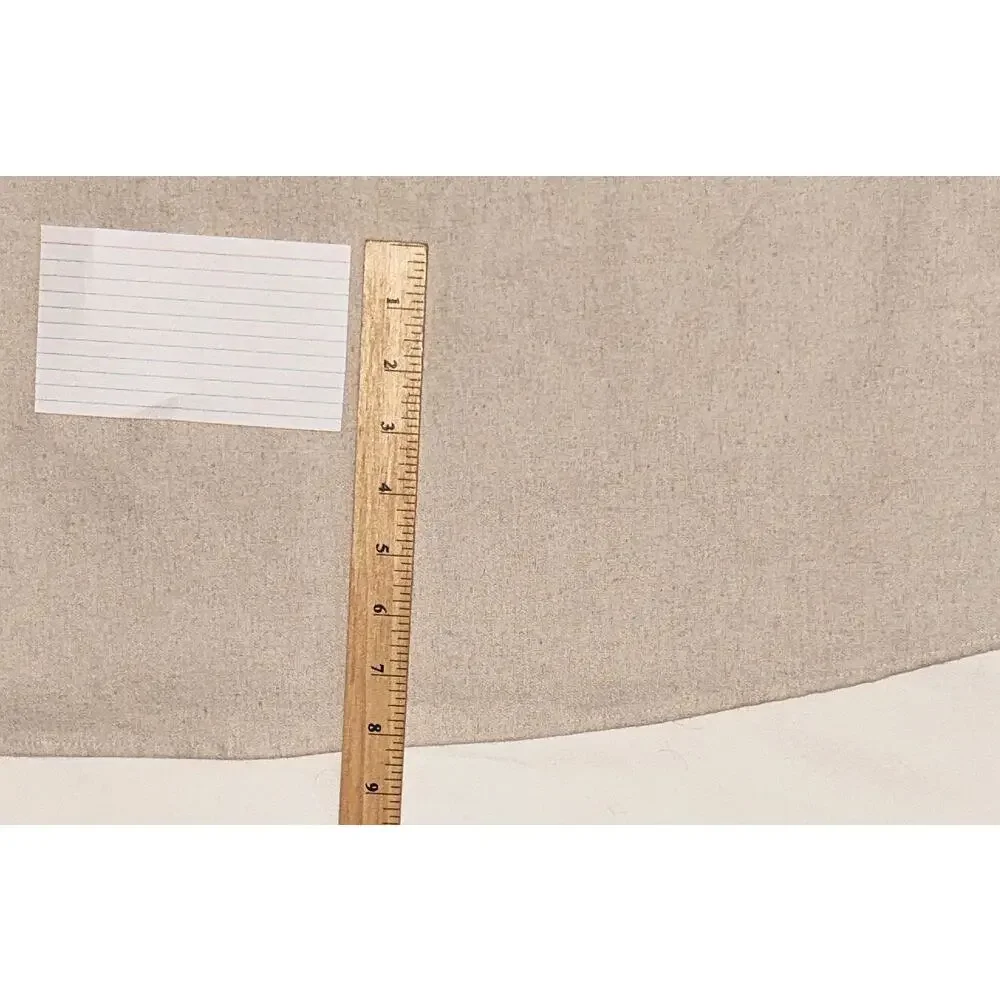 Cider Linen Blend V-Neck Solid Ruffle Ruched Midi Dress Women's 10 - Picture 4 of 10